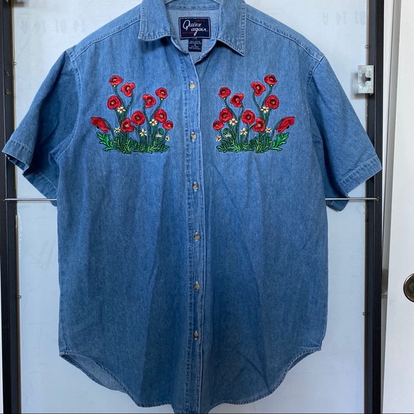 Denim button down shirt - Picture 3 of 3